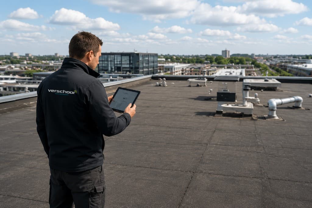 Dakinspectie en nulmeting door een specialist